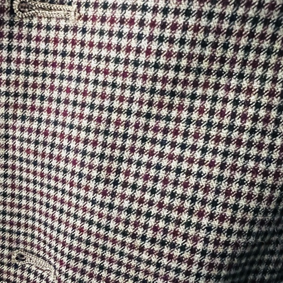 BAR III MENS SUIT JACKET STRETCH  42R BURGUNDY/BLACK FORMAL and evening WEAR - Picture 7 of 13